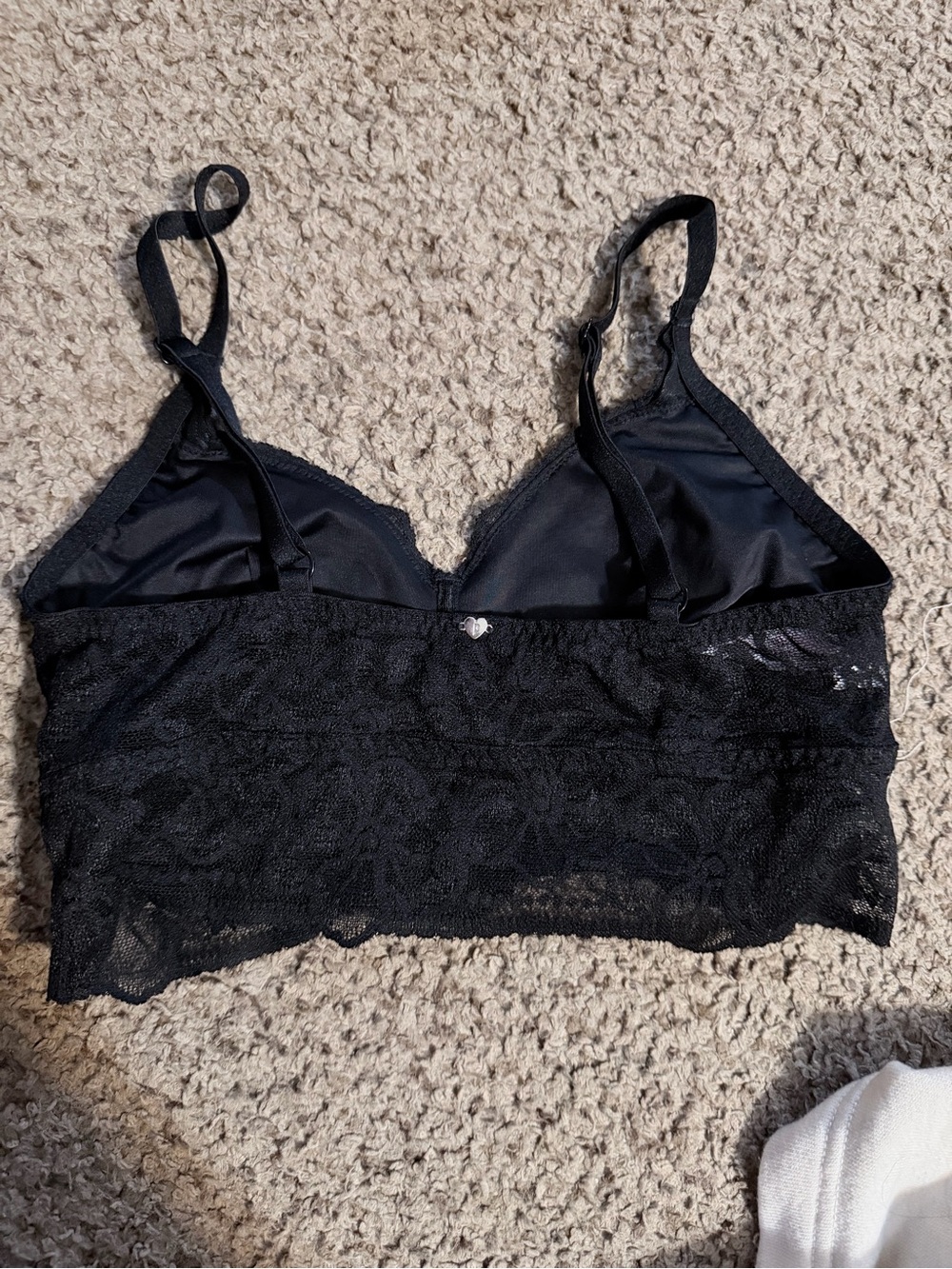 Victoria's Secret Lace & Racerback Bralette Set - Black & Gray - Picture 5 of 7